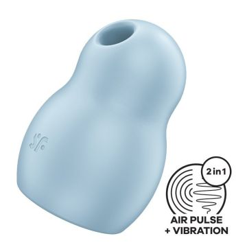 Satisfyer Pro To Go 1 Druckluft-Vibrator - Hellblau