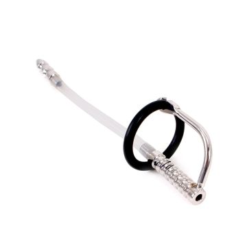 Urethral-Katheter mit geripptem Plug - L