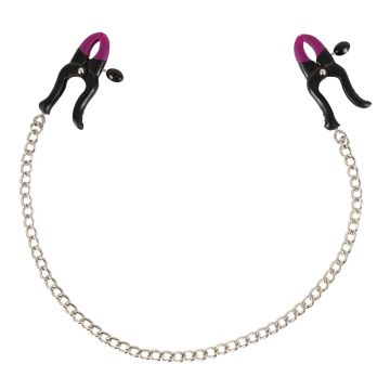 Bad Kitty Silikon-Tepelklemmen Mit Kette