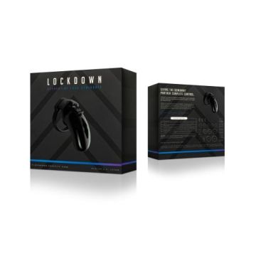 Keuschheitskäfig Schwarz Lockdown - Medium