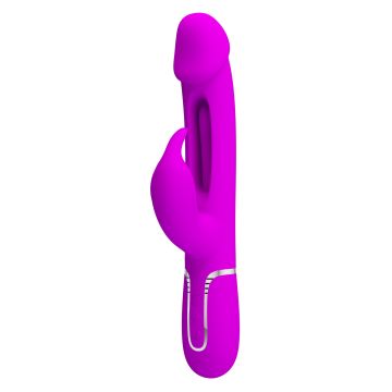 Rabbit Vibrator 3 in 1 Pretty Love - Kampas - Lila