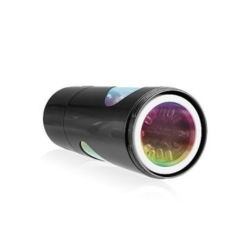 Rotierender Masturbator Mund mit LED-Lichtshow