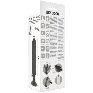 Realistischer Vibrator BASECOCK mit Fernbedienung