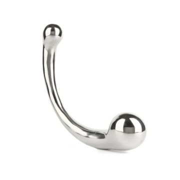 Geschwungener Edelstahl Doppel-Dildo - Mr Steel