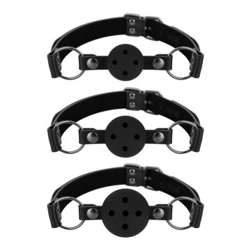 Schlafzimmerfantasien - Satz von 3 Ballgags - Schwarz