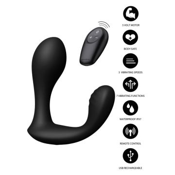 Bullseye Vibrating Prostata Butt Plug - Hidden Desire