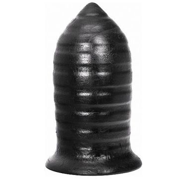Schwarzer Buttplug Clock 17 x 8 cm