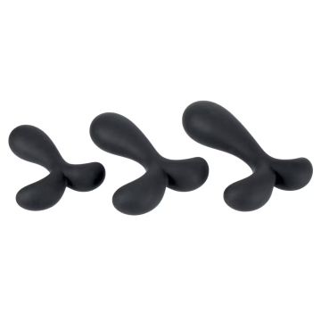 Buttplug-Trainingsset Schwarz - Anos