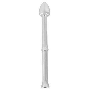 Vibrierender Prostata-Stimulator - Metall-Milchstab