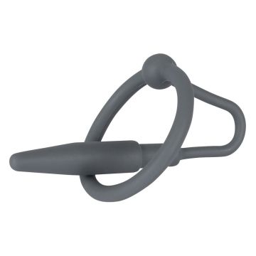 Silikon-Penisplug mit Eichelring