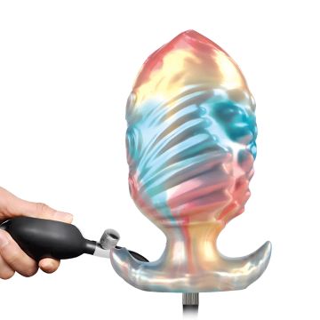 Power Monsters Opblaasbare Buttplug - Ebon Leviathan