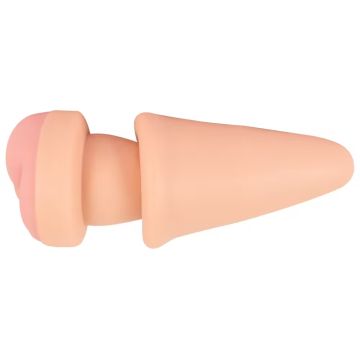 Buttplug und Penisverlängerung 2 in 1 - Nature Skin