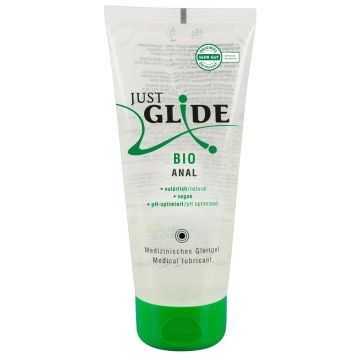 Just Glide Bio Wasserbasis Anal Gleitmittel - 200 ml
