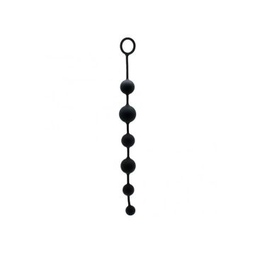 Schwarze Analkugeln 40 cm - Rimba