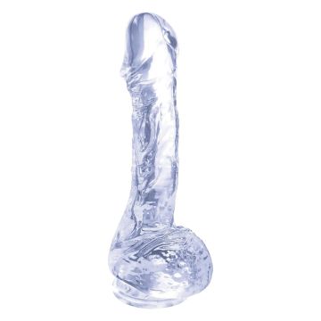 Realistischer Dildo Transparent 17,8 cm