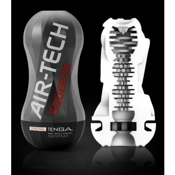 Masturbator Air Tech Squeeze Strong - Schwarz