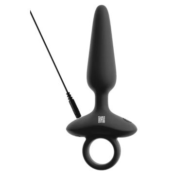 Flexible und Vibrating Buttplug Schwarz - Anos