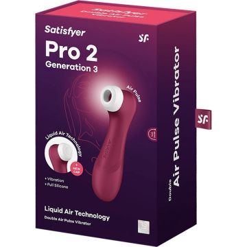 Satisfyer Pro 2 Generation 3 Druckwellen-Vibrator - Rot