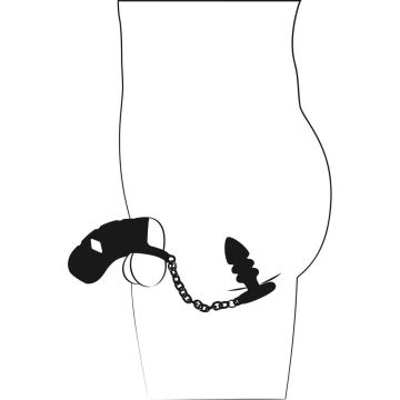 CockCage mit Buttplug