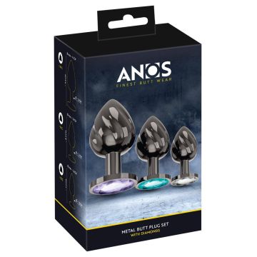 Anos - Metall Buttplug Set