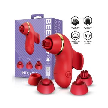 Multifunktionaler Vibrator IntoYou Beeny - Rot
