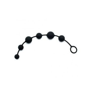 Schwarze Analkugeln 40 cm - Rimba