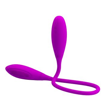 Doppelvibrator mit stimulierenden Noppen Snake Vibe