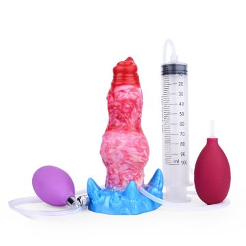 Kiotos Monstar Aufblasbarer & Spritzender Dildo BigsquirtCock - 24 cm