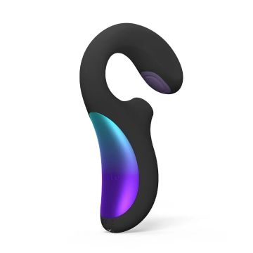 Vibrator mit Dreifachstimulation und App-Steuerung - Schwarz