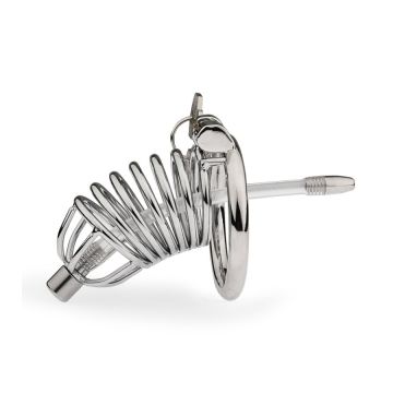 Keuschheitskäfig Reegik mit Urethra-Stab 5 cm