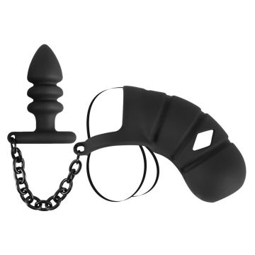 CockCage mit Buttplug
