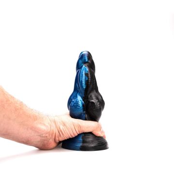 Kiotos Revolt Dildo Blue Wave 09 Medium - 22 cm