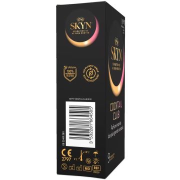 Latexfreie Kondome mit Geschmack Cocktail Club - 9 Stück