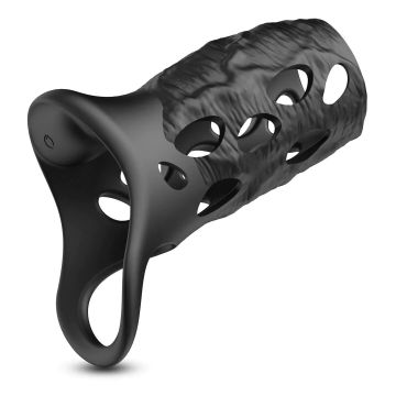 Batiatus - Vibrerende Penis Sleeve Armour Ring - Schwarz