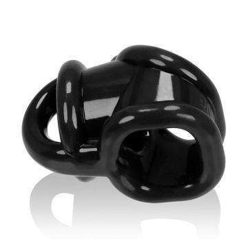 Oxballs Cock- und Ballsling mit Ballspreizer - Schwarz