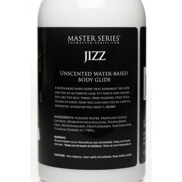 Wasserbasiertes Gleitmittel Jizz Weiß - 488 ml