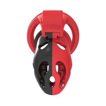 Peniskäfig Dinoz - Schwarz/Rot