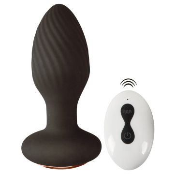 Anos Rotierender Buttplug - Schwarz