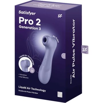 Satisfyer Pro 2 Generation 3 Luftdruck-Vibrator - Lila