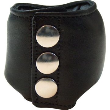 Mister B Leder-Ballstretcher mit Gewicht - Schwarz