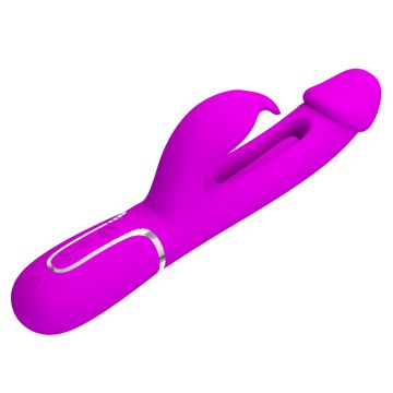 Rabbit Vibrator 3 in 1 Pretty Love - Kampas - Lila