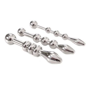 Urethral Trainer Kit Perlende Penisplug 3 Stück