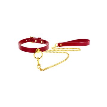 Halsband mit Kette Taboom - Rot