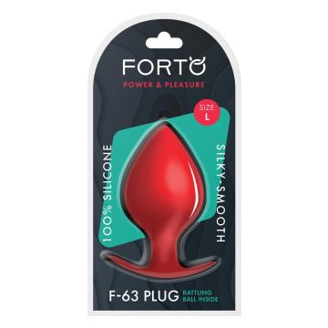 Buttplug F-63 Rattler Spade Large - Rot