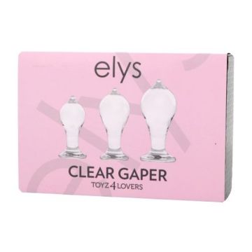Buttplug-Set Spreader - Transparent