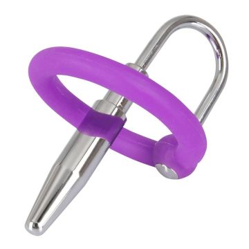 Dehnbarer Eichelring mit Dildo