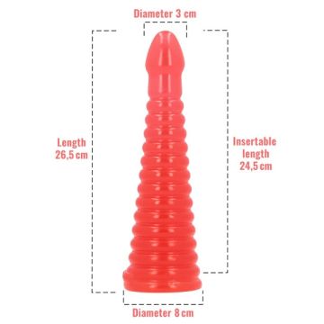 Toyz4Lovers Buttplug Extreme Jelly Tito - 26.5 cm