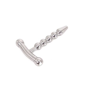 Kiotos Stalen Penisplug Rod - 5.7 cm