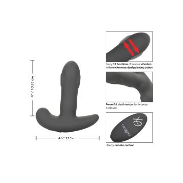 Prostatastimulator Dual Pulsierend - Schwarz