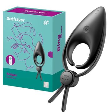 Satisfyer Sniper Vibrierender Cockring - Schwarz